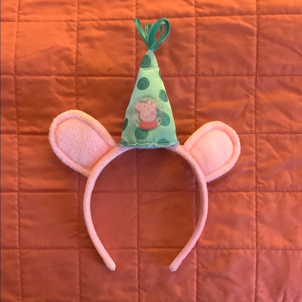 Peppa Pig Green Party Hat Headband